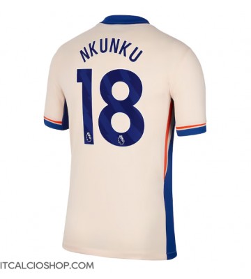 Chelsea Christopher Nkunku #18 Seconda Maglia 2024-25 Manica Corta